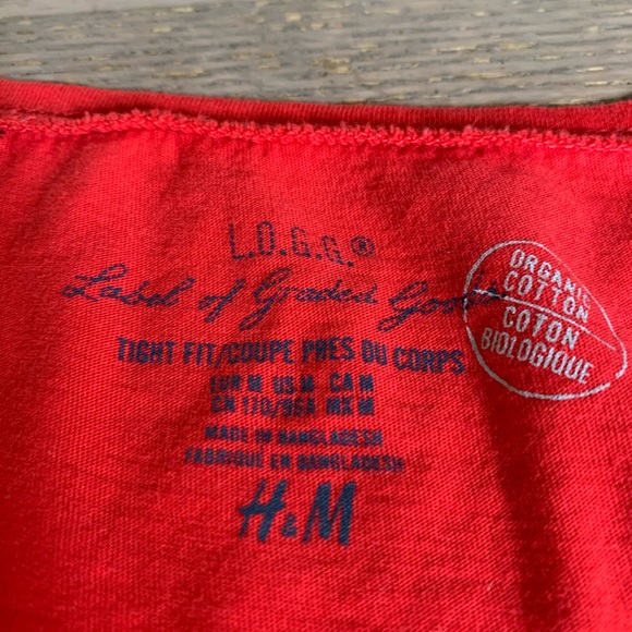 Red t-shirt H&M - Picture 4 of 4